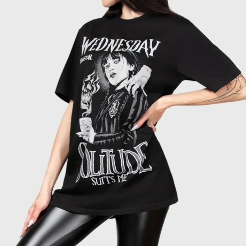 Killstar Black and White Graphic Tee